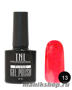 №13 TNL Гель-лак "Plush эффект" 10мл Фиеста