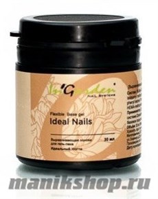 In'Garden  Каучуковая БАЗА для гель-лака 30мл Ideail Nails