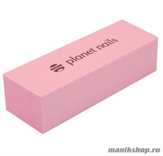 Planet Nails Баф для ногтей "Mylar" 180/180, 4-х сторонний, цветной