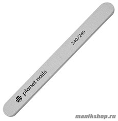 Planet Nails Пилка для ногтей стандартная зебра 240/240