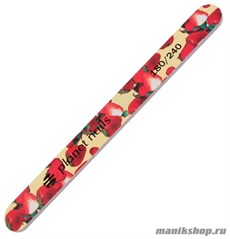 Planet Nails Пилка для ногтей стандартная цветная 240/180