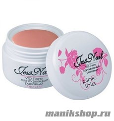 4110 JessNail Гель однофазный pink iris 15гр Нежно-розовый (белая банка)