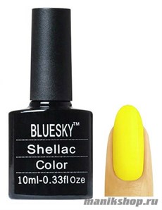 Bluesky Гель-лак 100 CL  "Неоновый лимонный" 10мл