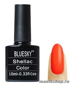 Bluesky Гель-лак 102 CL  "Неоновый оранжевый" 10мл