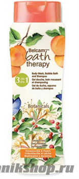 Bath Therapy "Ботаникал" 3в1 Жимолость и Персик (шампунь, гель/душа, пена д/ванн) 500мл