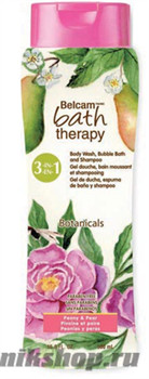 Bath Therapy "Ботаникал" 3в1 Пион и Груша (шампунь, гель/душа, пена д/ванн) 500мл