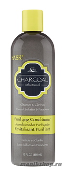 HASK Кондиционер с Углем и Цитрусовым маслом Очищающий 355мл