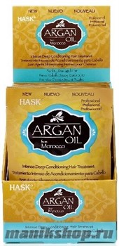 HASK Маска для волос с Аргановым маслом Восстанавливающая 50гр