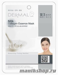 850712 Dermal 037 Маска для лица Коллаген+ Молочный белок 1шт увлажнение