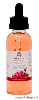 MS. NAILS Масло для ногтей и кутикулы МИКС-ФРУКТ 60мл