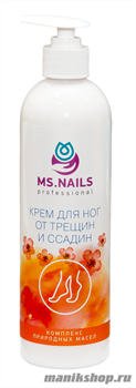 MS. NAILS Крем для ног от трещин и ссадин 250мл
