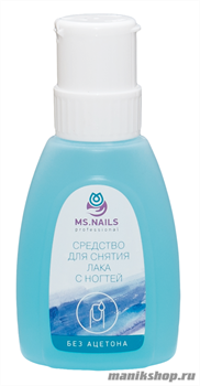 MS. Nails Средство для снятия лака без ацетона с помпой 300 мл