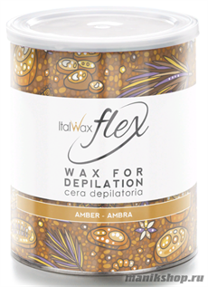 84848 White line Flex Воск теплый в банке 800мл Янтарь