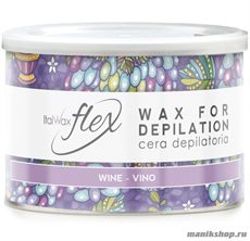 84886 White line Flex Воск теплый в банке 400мл Вино
