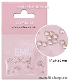 E.Mi Стразы для ногтей №6 «Белый опал» 50шт