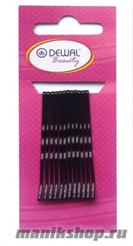 2331 N-12BLACK Dewal Beauty Невидимки ВОЛНА 50мм (12 шт/уп) Чёрные