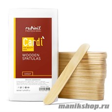 RuNail Шпатели деревянные Cardi 50шт