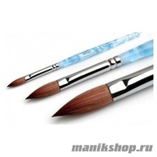 RuNail Кисть для акрила Kolinsky Oval NAO № 8