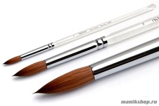 RuNail Кисть для акрила Red Sable Round NBR № 8