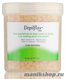 Depilflax Воск ГОРЯЧИЙ для депиляции в гранулах 600гр НАТУРАЛЬНЫЙ