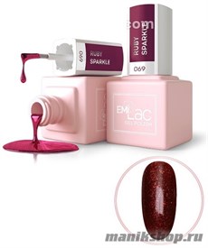 069 E.MiLac Рубиновый блеск 9мл Коллекция Dolce Vita