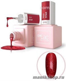 070 E.MiLac Красная звезда 9мл Коллекция Dolce Vita