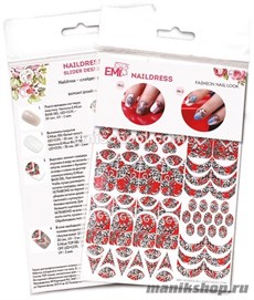 E.MI Naildress Slider Design  Красный шелк