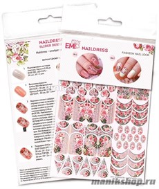 E.MI Naildress Slider Design  Персиковые розы