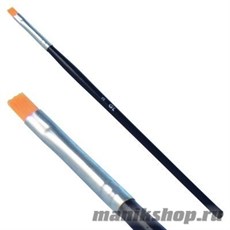 Yoko 013KG Кисть для УФ-геля  (прямая, 7мм)