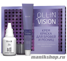 729193 OLLIN Professional Крем-краска для бровей и ресниц КОРИЧНЕВАЯ (набор)