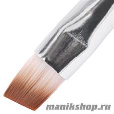 К210-15 Irisk Кисть для геля искусcтвенный ворс, скошенная в тубе №5