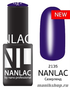 2135 NANLAC Гель-лак "Эмаль" 6мл Сазерленд (магический цвет- темный индиго)