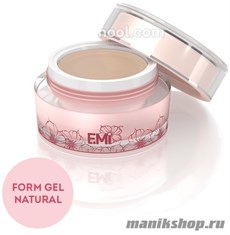 E.MI Form Gel Natural 15гр Гель скульптурный для удлинения и восстановления свободного края ногтя