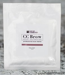 759177 CC Brow Хна для бровей в саше Grey brown 10гр СЕРО-КОРИЧНЕВАЯ
