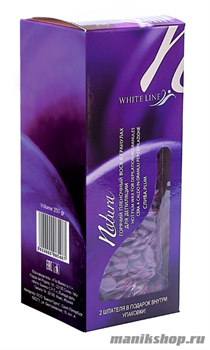 White Line Горячий пленочный воск для депиляции Слива (Гранулы в коробке) 250гр