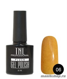 №06 TNL Гель-лак "Plush эффект" 10мл Соломенный
