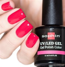 0722 Sophin UV/LED Гель-лак VIVID FUCHSIA 12мл Неоновый розовый, желейной текстуры