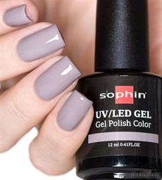 0728 Sophin UV/LED Гель-лак ANTIQUE GREY 12мл Бежево-серый, кремовой текстуры