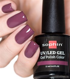 0729 Sophin UV/LED Гель-лак DESERT PLUM 12мл Сливовый, кремовой текстуры