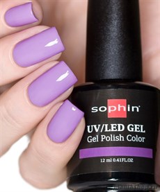 0745 Sophin UV/LED Гель-лак DELICATE VIOLET 12мл Пастельный сиреневый