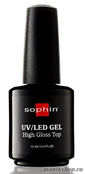 0797 Sophin UV/LED Верхнее покрытие для гель-лака 12мл Ультра-глянцевое, с липким слоем