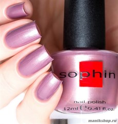 № 133 Sophin Лак для ногтей 12мл (Розово-лиловый, перламутровый, плотный)