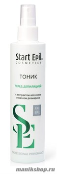 1457 Тоник 2008 START EPIL  перед депиляцией для чувствит кожи с экстрактом алоэ вера и розмарином 200мл