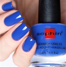 № 243 Sophin Лак для ногтей 12мл (Лак индиго, плотный, без блесток и перламутра)
