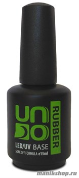 UNO RUBBER (Основа) 15мл Каучуковое базовое покрытие для гель-лака