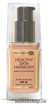 51360 Max Factor Тональная основа "Healthy Skin Harmony Miracle Foundation"  тон 35 pearl beige