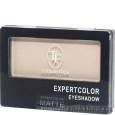 03122 Триумф TF Тени для век одноцветные Expertcolor Eyeshadow MONO 101 матовый светло-бежевый