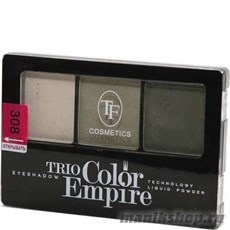 05690 Триумф TF Тени для век тройные Trio Color Empire 308 оливковое золото