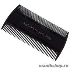 Salon Расчёска серии "Salon Professional" 350-360 черный, пластиковый, двухсторонний L 90мм