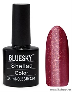 Bluesky Гель-лак Серия Глиттер BJ 07 гранатовый 10мл